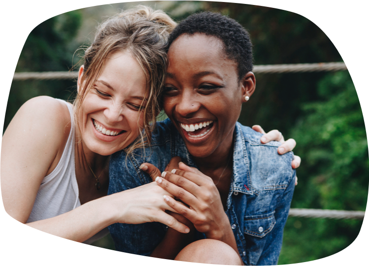 Ladies laughing